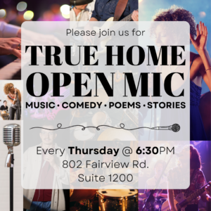 True Home Open Mic - Flood Gallery Fine Art Center